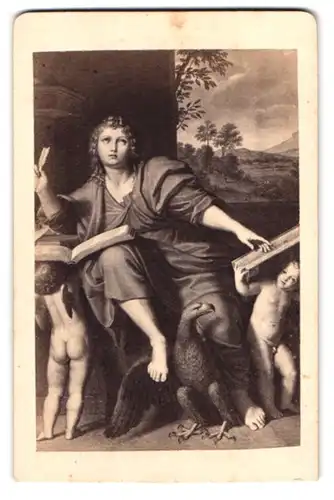 Fotografie St. Johannes, nach Gemälde von Domenichino