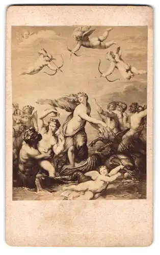 Fotografie La triomphe de Galathée, nach Gemälde von Rafael