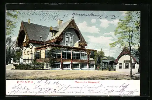 AK Bremen, Meierei im Bürgerpark