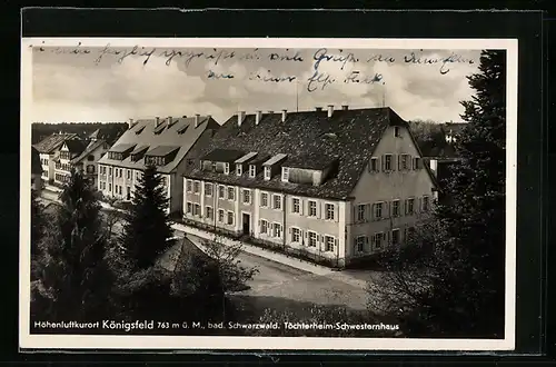 AK Königsfeld /bad. Schwarzwald, Töchterheim-Schwesternhaus