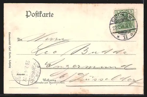 AK Berlin, Spittelmarkt mit Strassenbahnen aus der Vogelschau