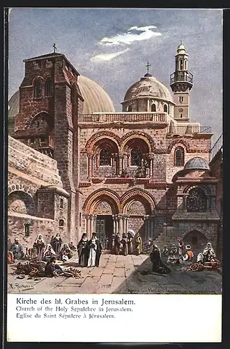 AK Jerusalem, Kirche des heiligen Grabes
