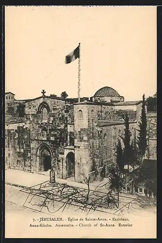 AK Jerusalem, Aussenansicht der Anna-Kirche