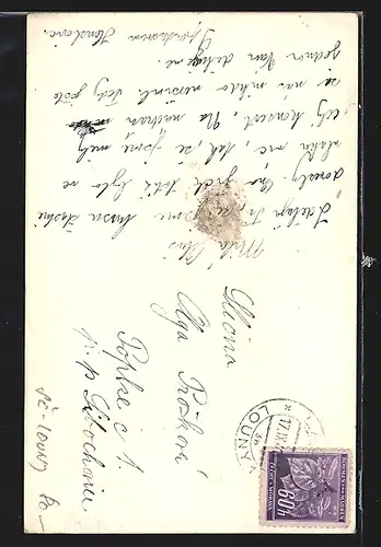 AK Laun / Louny, Panoramaansicht