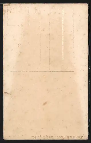 Foto-AK Soldat in Uniform mit Bajonett und Portepee, Krätzchen