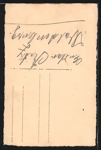 Foto-AK Soldat Gustav Ritz in Feldgrau Uniform in Waldenburg