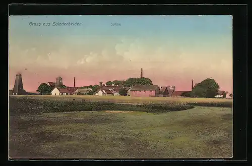AK Salzderhelden, Saline, Panoramaansicht