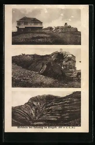 AK Satzung, Ansichten des Hirtsteines