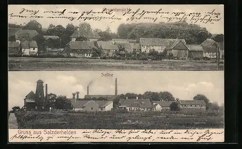 AK Salzderhelden, Ortsansicht, Ansicht der Saline