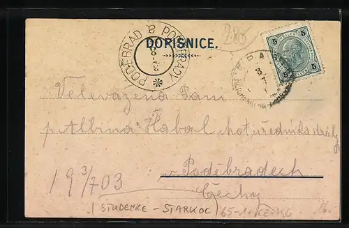 AK Studenice-Starkoc, Nadrazi & Hostinec u nadrazi, Celkovy pohled, Stare nadrazi