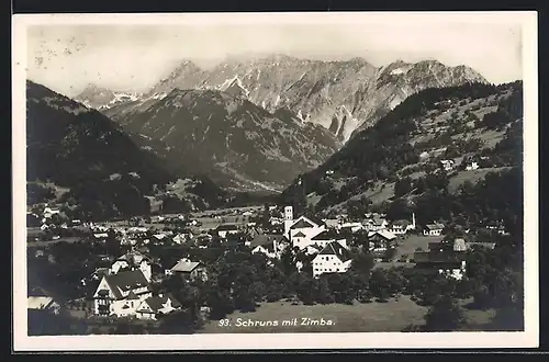 AK Schruns, Gesamtansicht mit Zimba