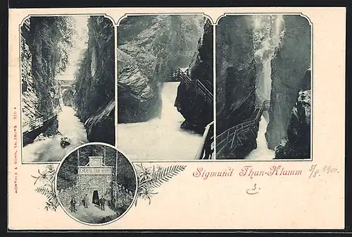 AK Kaprun, Bilder aus der Sigmund Thun-Klamm