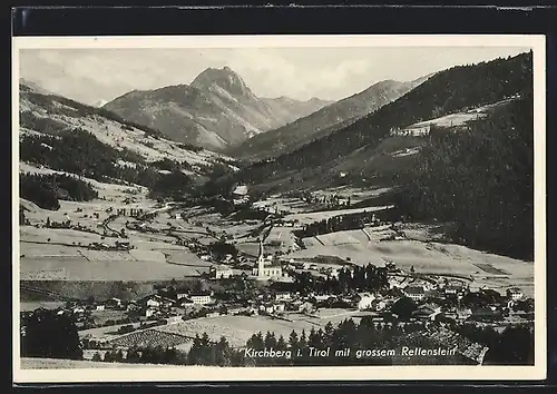 AK Kirchberg /Tirol, Gesamtansicht mit grossem Rettenstein