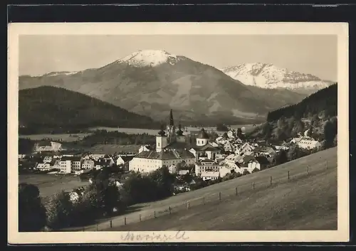 AK Mariazell, Gesamtansicht gegen den Ötscher