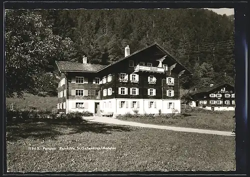 AK St. Gallenkirch /Montafon, Pension Reinhilde, Bes. Frau Netzer