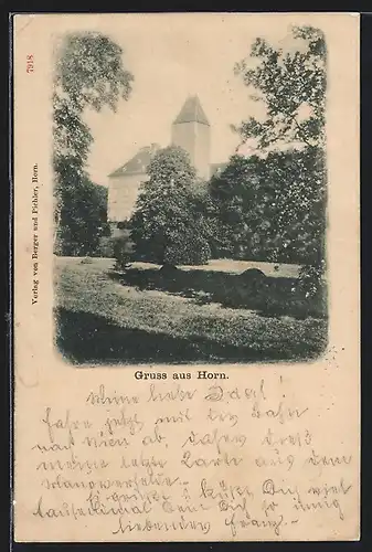 AK Horn, Ansicht eines alten Gebäudes