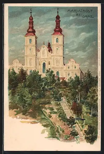 Künstler-AK Graz, Mariatrost