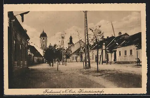 AK Fischamend, Einblick in die Hinterstoisserstrasse