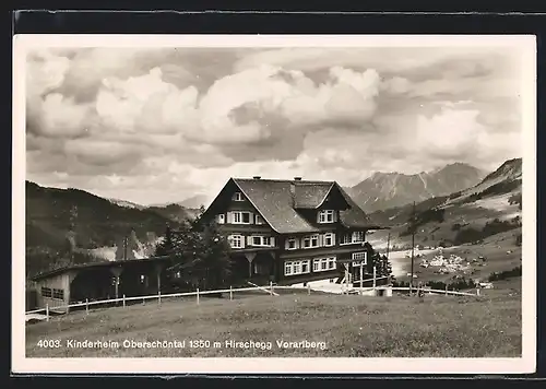 AK Hirschegg, Kinderheim Oberschöntal