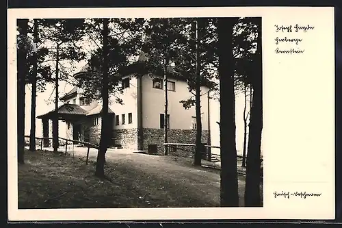 AK Bernstein, Blick auf die Jugendherberge Bernstein