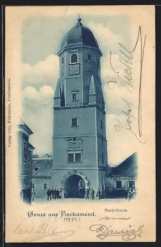 AK Fischamend, Blick auf den Marktthurm