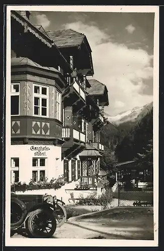 AK Badgastein, Blick auf das Ganghofer-Stüberl