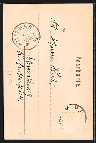 Künstler-AK P. Schmohl: Ulm, Münster im Abendlicht