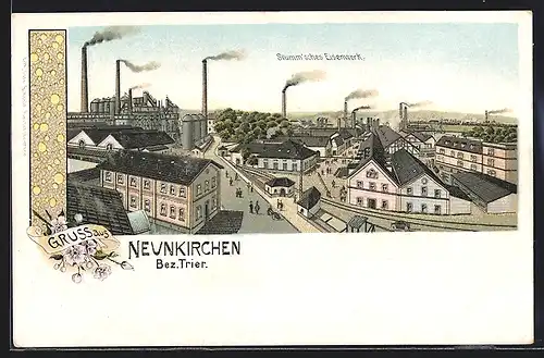 Lithographie Neunkirchen, Stumm'sches Eisenwerk