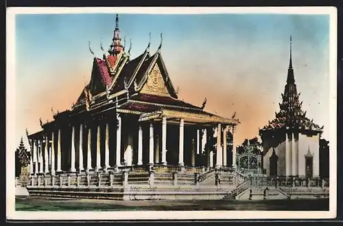AK Cambodge, Phnom Penh, Palais Royal, Pagode d`Argent