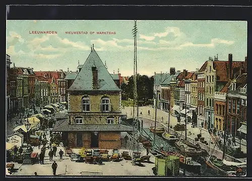 AK Leeuwarden, Nieuwestad op Marktdag