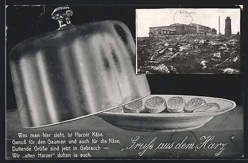 AK Brocken /Harz, Aussichtsturm und Hotel