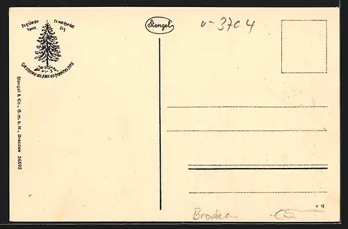 AK Brocken, Observatorium und das Brockengespenst