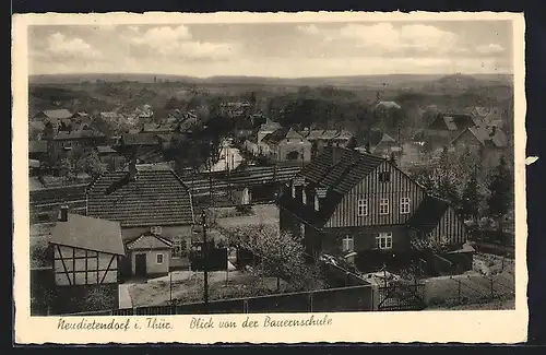AK Neudietendorf i. Thür., Blick von der Bauernschule