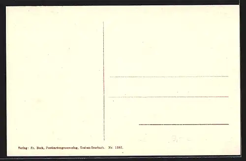 AK Wintrich, Strassenpartie mit Altem Haus