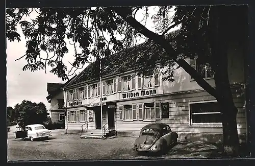 AK Mengen / Württ., Gasthof zum Wilden Mann