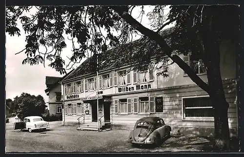 AK Mengen / Württ., Gasthof Zum Wilden Mann