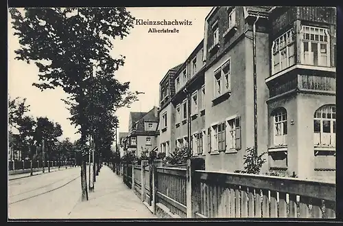 AK Dresden-Kleinzschachwitz, Häuser an der Albertstrasse