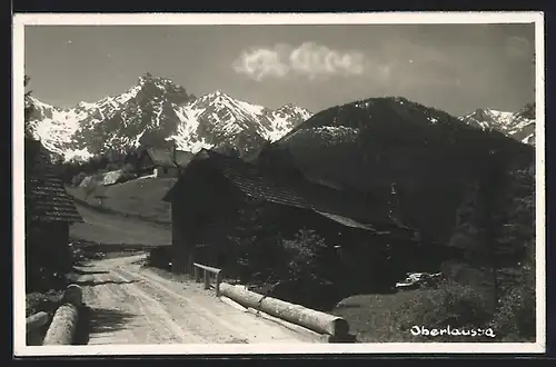 AK Oberlaussa, am Ortseingang