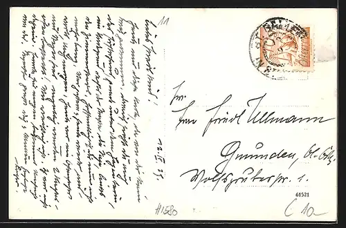 AK Oberlaussa, am Ortseingang