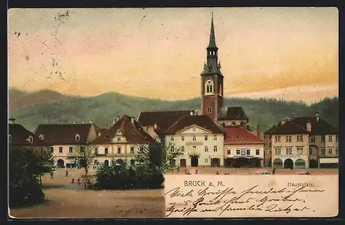 AK Bruck a. M., Hauptplatz