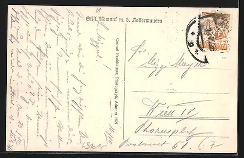 AK Admont, Stift Admont mit den Haller Mauern