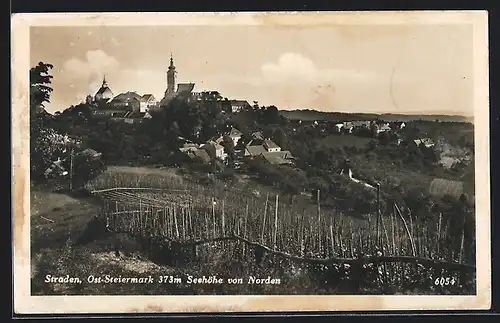 AK Straden, Ortsansicht von Norden gesehen