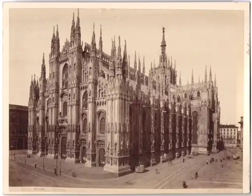 Fotografie Ansicht Milano, Ansicht La Cattedrale