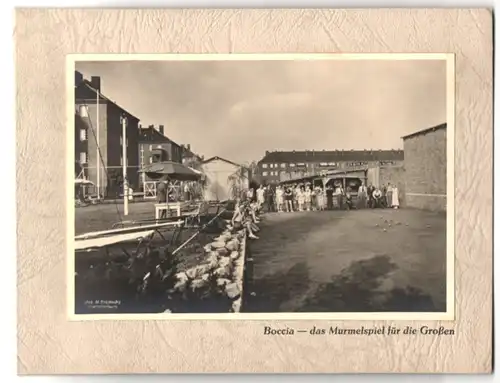 Fotografie Ansicht Berlin-Weissensee, Gustav-Adolf-Str. 131 Boccia Spiel in der Trumpf Schokoladenfabrik