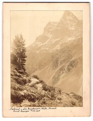 Fotografie Boynger, Ansicht St. Anton, Pateriol v. der Konstanzer-Hütte gesehen