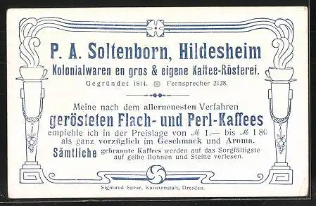 Sammelbild P.A. Soltenborn Kaffee, Hildesheim, Serie 5378 No.3, Zebu und Indische Hausbüffel