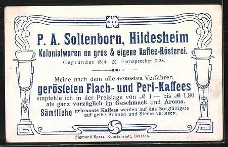 Sammelbild P.A. Soltenborn Kaffee, Hildesheim, Serie 5332 No.3, Kulan auf der Weide