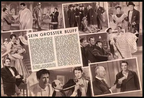 Filmprogramm DNF, Sein grösster Bluff, Gregory Peck, Jane Griffiths, Regie: Edgar Flatau