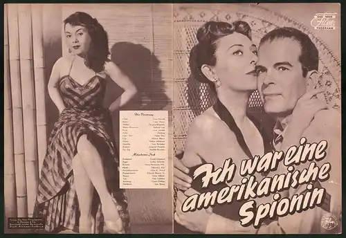 Filmprogramm DNF, Ich war eine amerikanische Spionin, Ann Dvorak, Gene Evans, Regie: Lesley Selander
