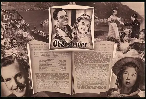 Filmprogramm DNF, Der Obersteiger, Walter Janssen, Josefin Kipper, Regie: Franz Antel